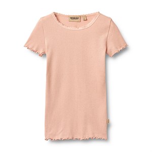 Wheat - Rib T-Shirt Katie SS, Rose Cloud